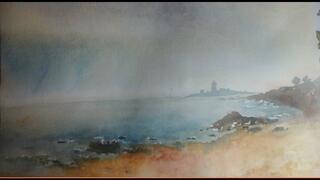  aquarelle brume